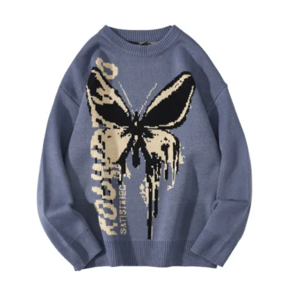 oversized butterfly effect sweater