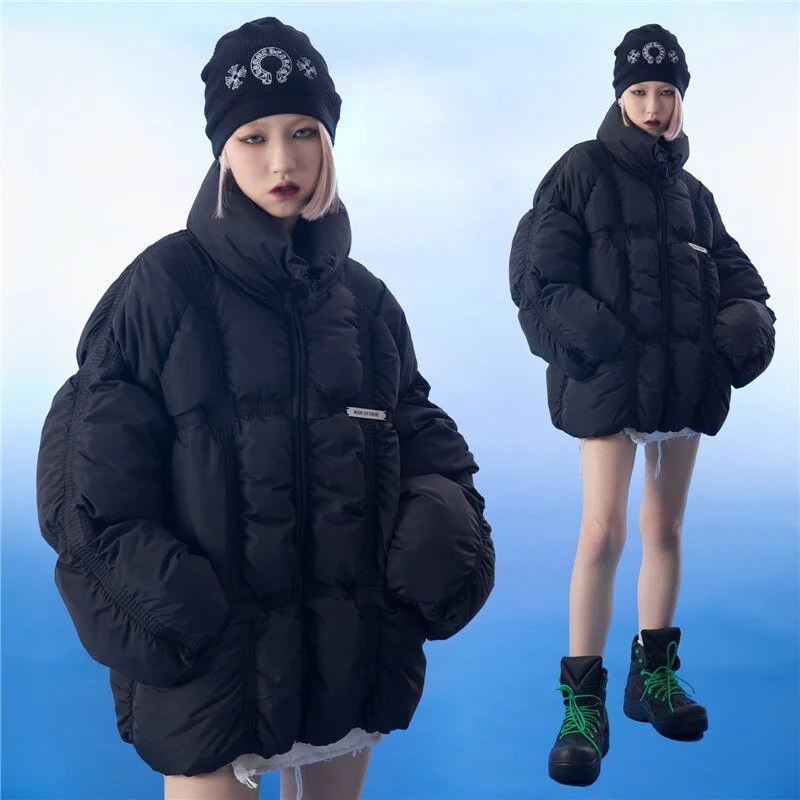 Grey Extreme Oversized Puffer Jacket