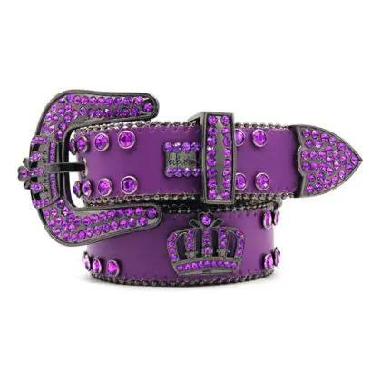 Galaxy Diamond Studded Crown Belt