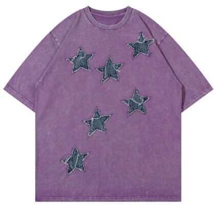 Starry Embroidered Heavy T-Shirt