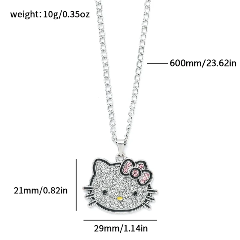 Hello Kitty Shiny Diamonds Necklace - Image 6