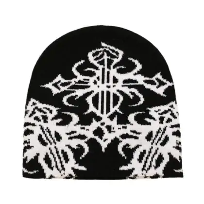 Y2K Gothic Pattern Beanie