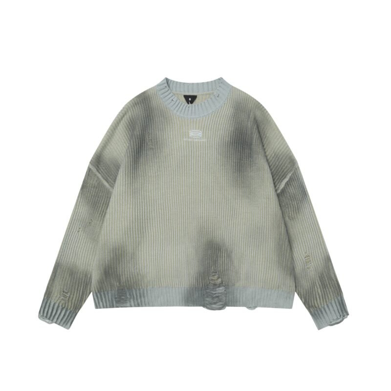 Cold Stone Distressed Knit Sweater - Image 3