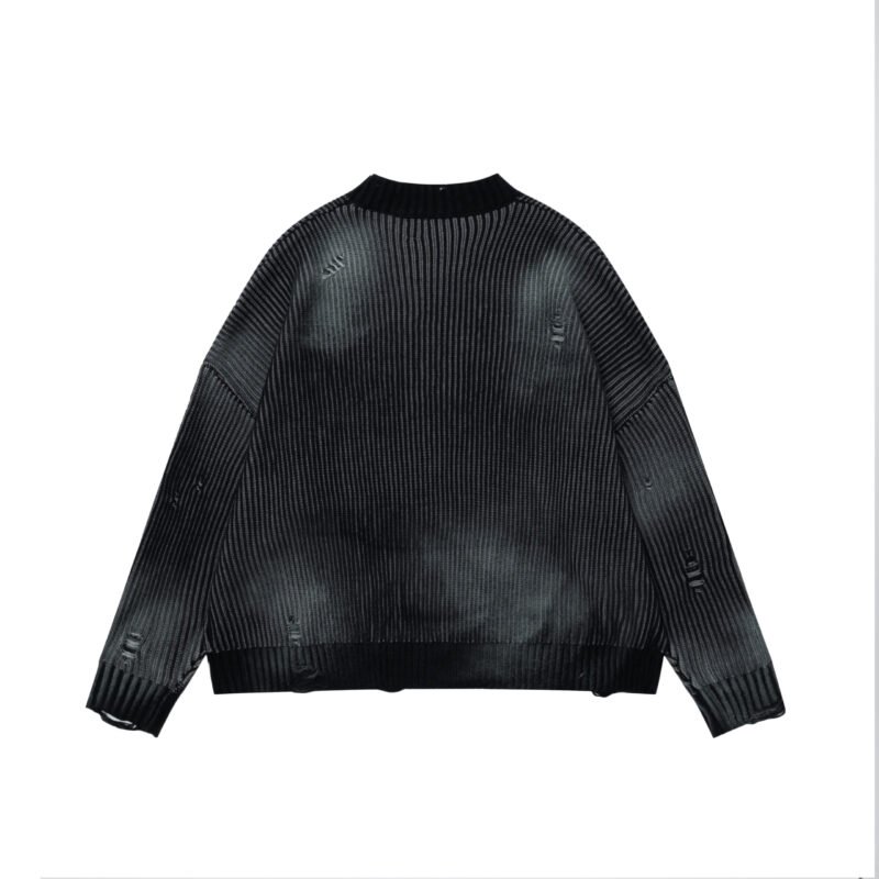 Cold Stone Distressed Knit Sweater - Image 2